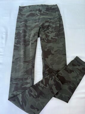 Lululemon Green Camo High-Rise Aligns